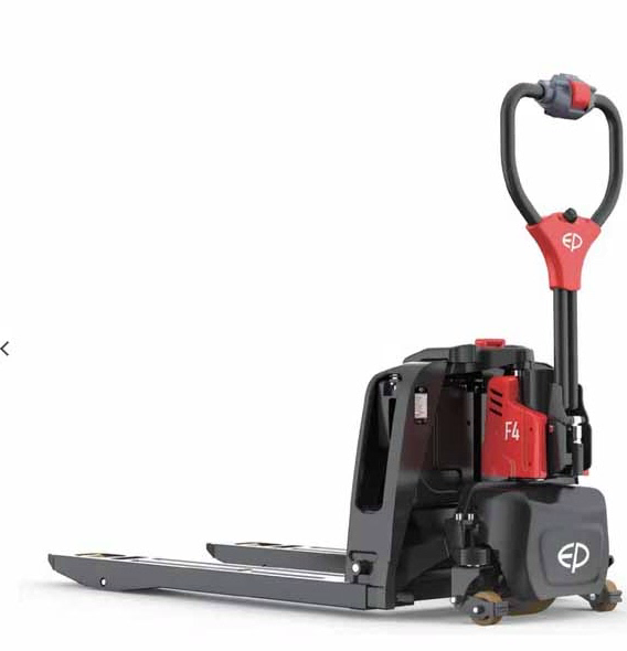 Elektrischer Hubwagen EP F4 mit Stützrädern / Gabellänge 1150mm / Tragkraft 1500 Kg / Bereifung Polyurethan-Polyurethan Tadem Elektrischer Hubwagen EP F4 mit Stützrädern / Gabellänge 1150mm / Tragkraft 1500 Kg / Bereifung Polyurethan-Polyurethan Tadem