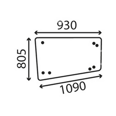 Produktbild von Glasscheibe