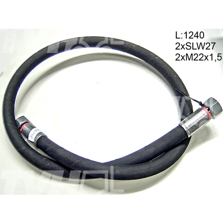 Hydraulikschlauch Mit Armatur Produktbild von Hydraulikschlauch Mit Armatur