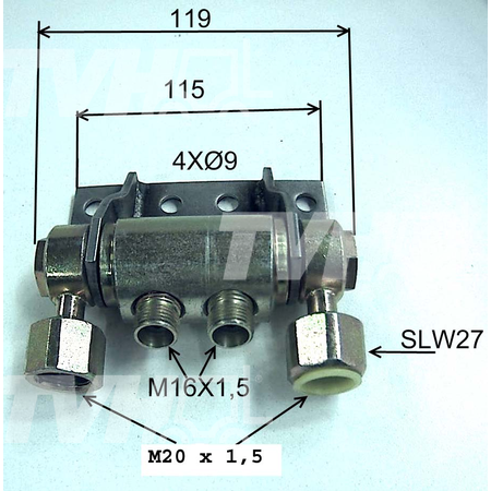 Produktbild von Drehblock Hydraulisch