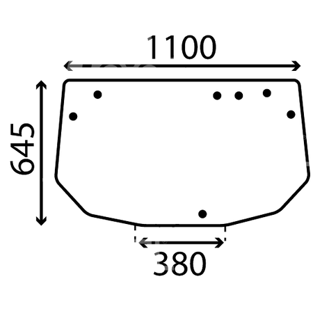 Produktbild von Glasscheibe