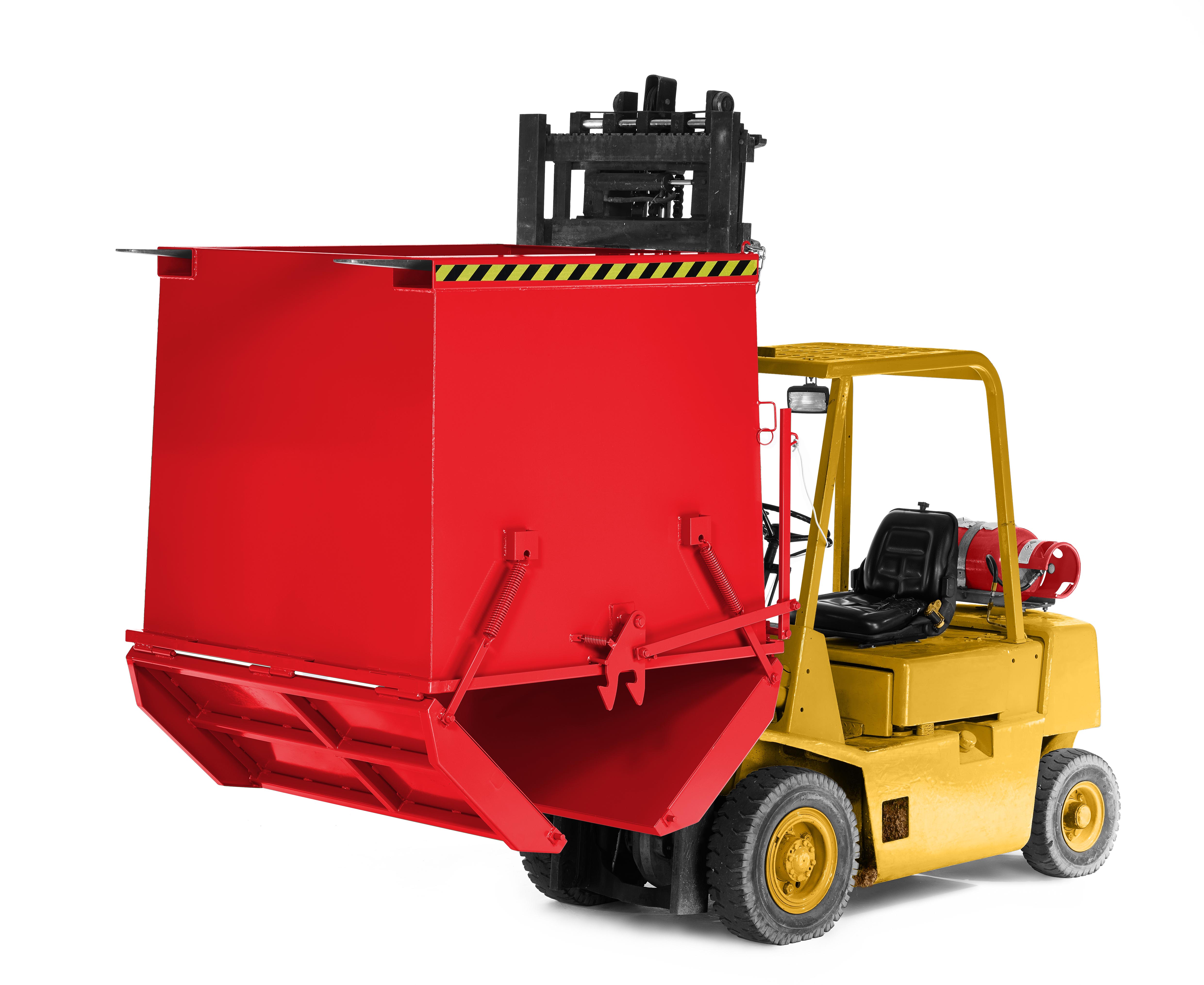 Klappbodenbehalter-RKC-RAL-3000-Stapler Folding bottom container RKC-300