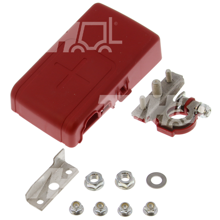 Produktbild von Si-halter-flach;3 Klemm C Rot