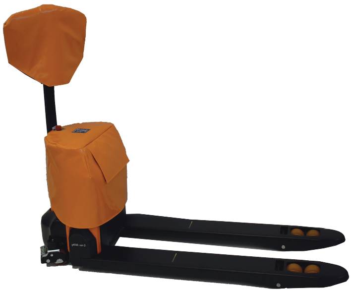 Hubwagen-mit-Haube Niederhubwagen Noblelift PT E15N 1500kg KÜHLHAUSAUSFÜHRUNG