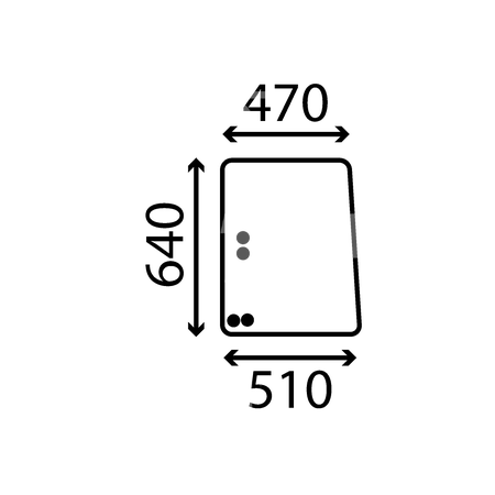 Produktbild von Glasscheibe